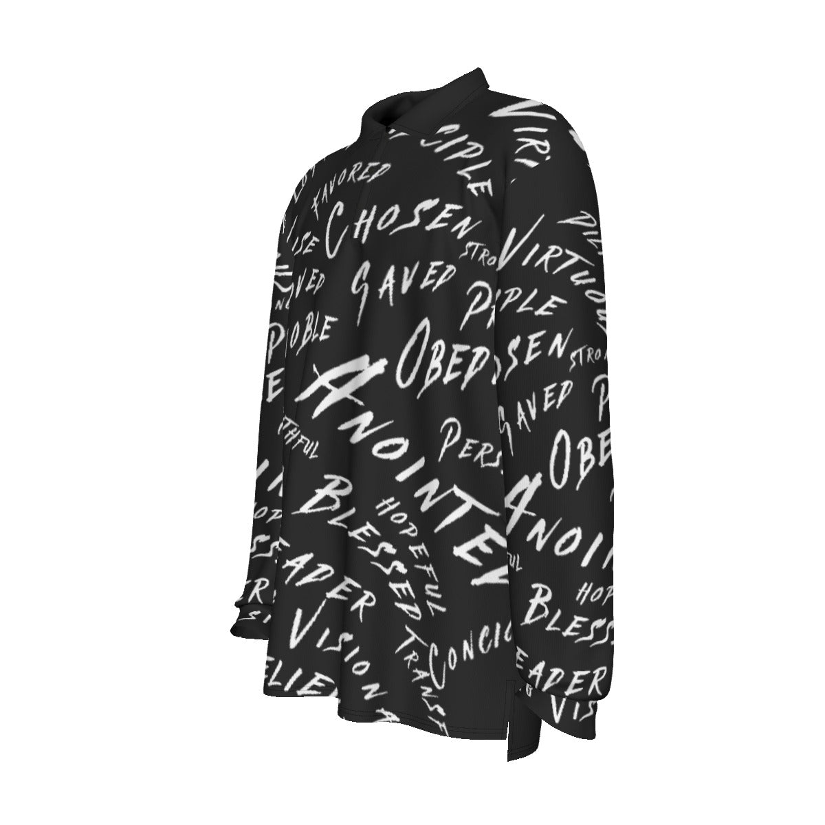 ALL THAT I AM Long Sleeve Polo Shirt
