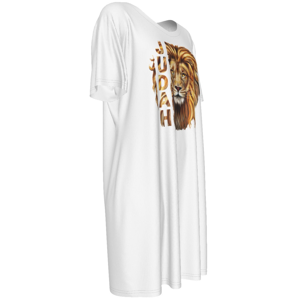 JUDAH LION Short Sleeve Waist Dress