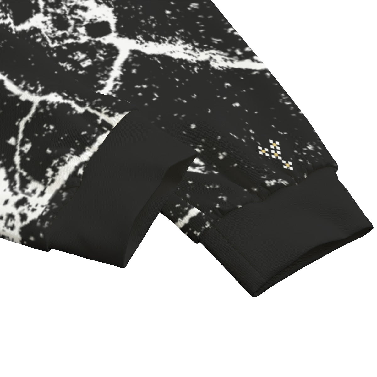 RIGHTEOUS Black Lightening Pattern Print Sweatpants