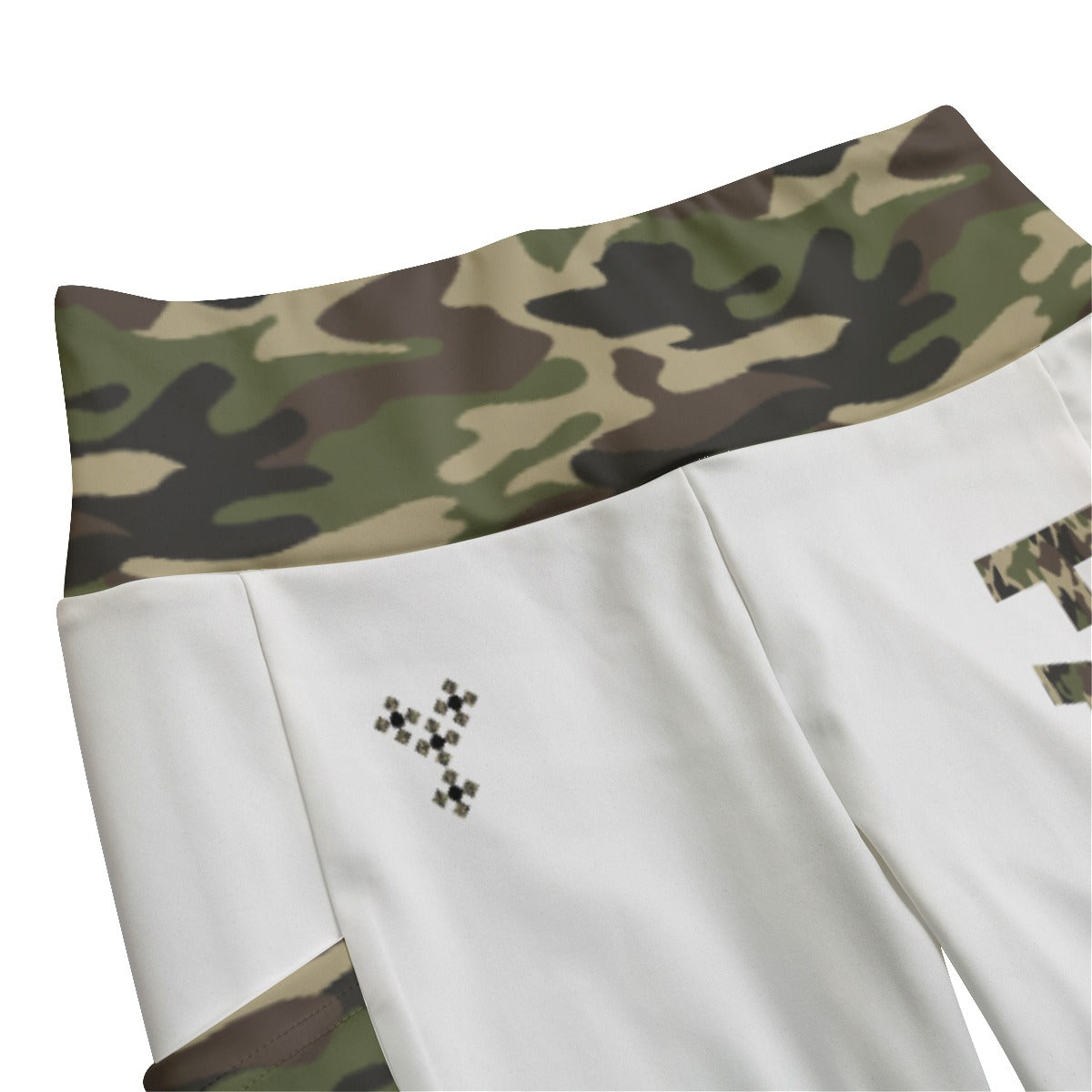 FAITH Camouflage Print High Waist Leggings With Side Pockets