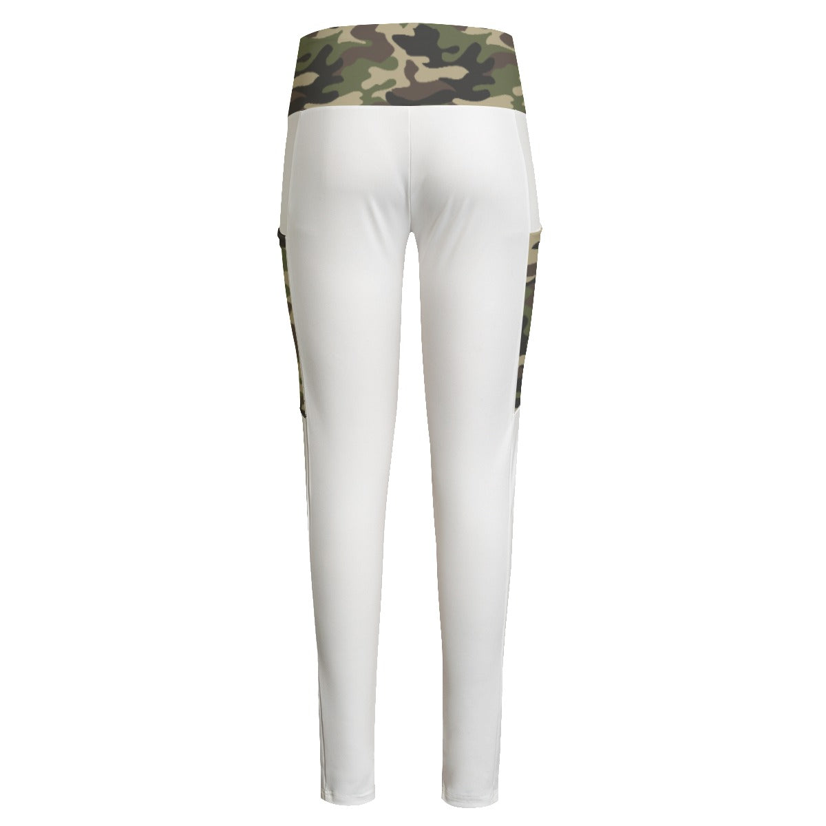 FAITH Camouflage Print High Waist Leggings With Side Pockets