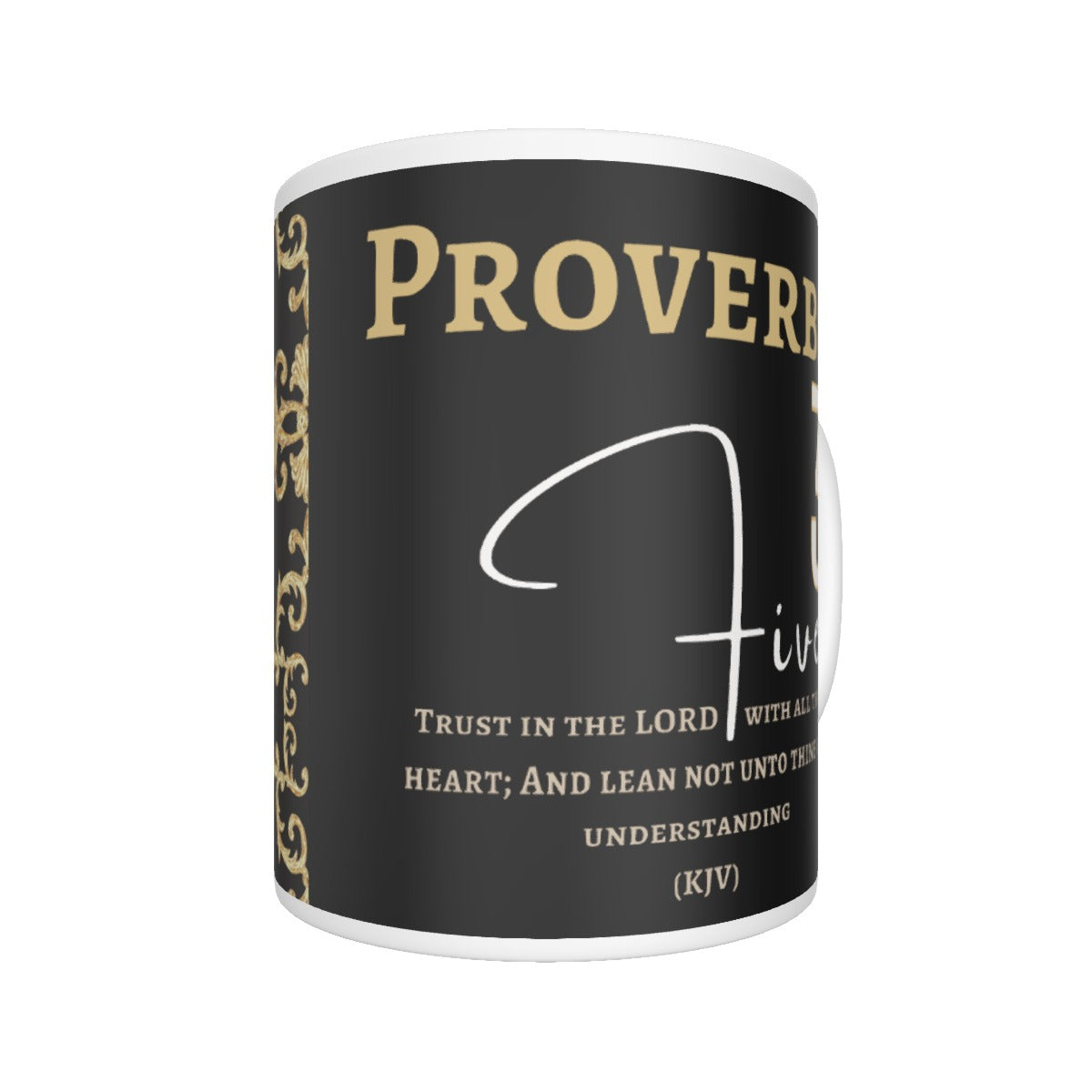 Proverbs 3:5 Scripture Mug