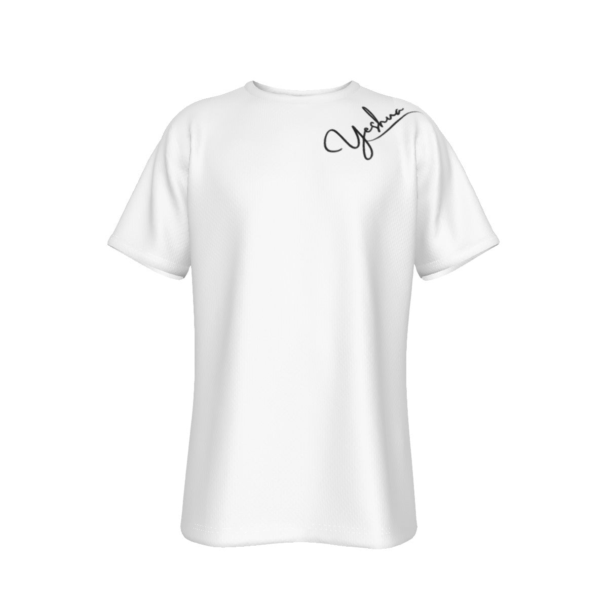 YESHUA Shoulder White T Shirt