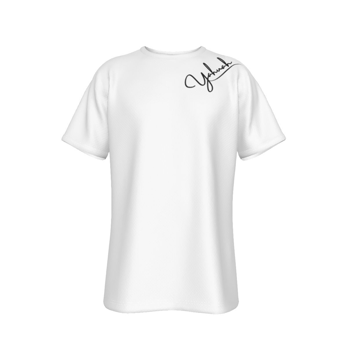 YAHUAH Shoulder White T Shirt