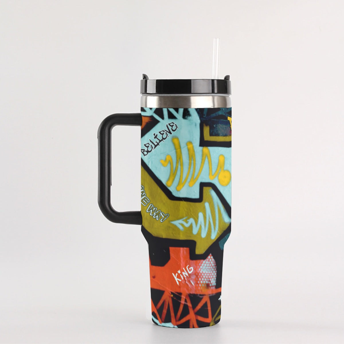 GRAFFITI GOD 40 oz Tumbler With Handle