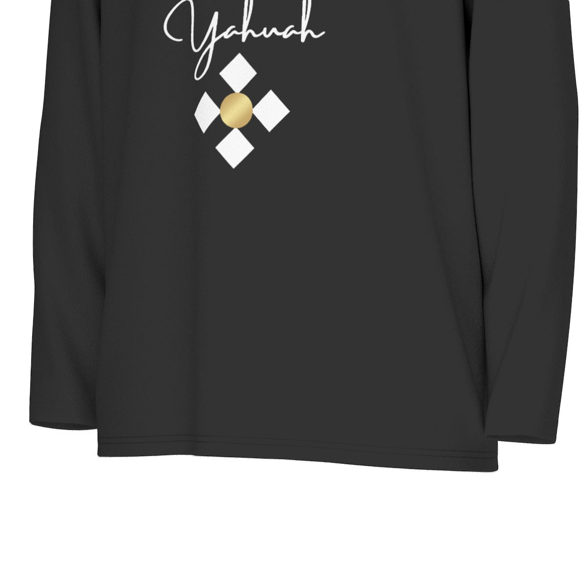 Men's YAHUAH Black Sports Collar Long Sleeve Jersey