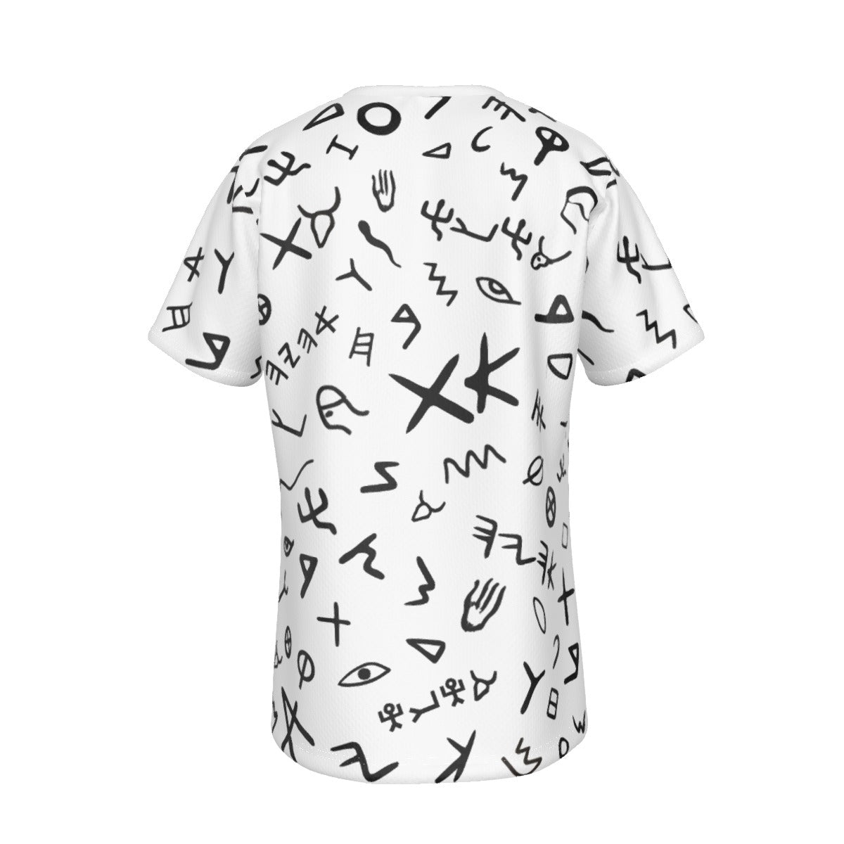 AHAYAH Paleo Phoenician Pictograph Hebrew Alphabet White T Shirt