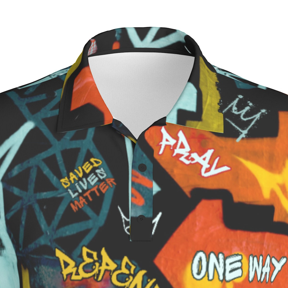 GRAFFITI GOD Polo Collar Jersey