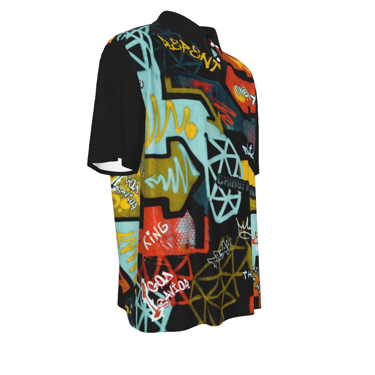 GRAFFITI GOD Casual Polo Shirt