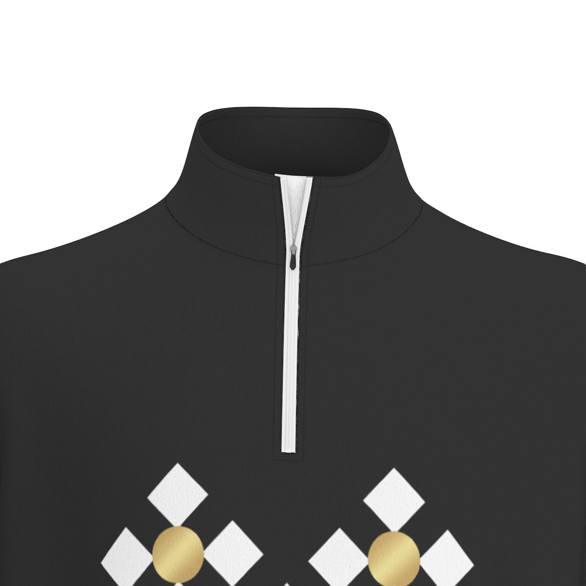 Men's YAHAWASHI Black Sports Collar Long Sleeve Jersey