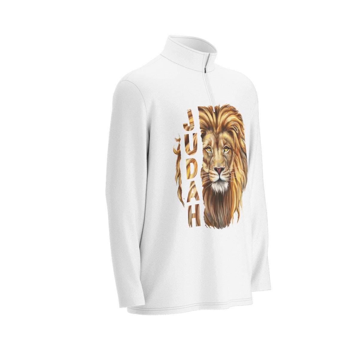 Men's JUDAH LION Sports Collar Long Sleeve Jersey