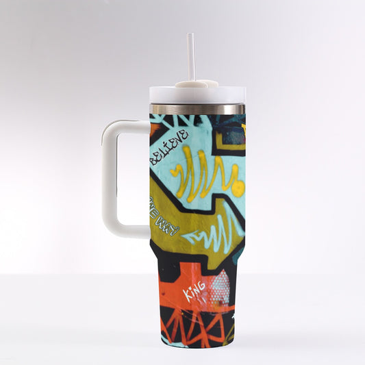 GRAFFITI GOD 40 oz Tumbler With Handle