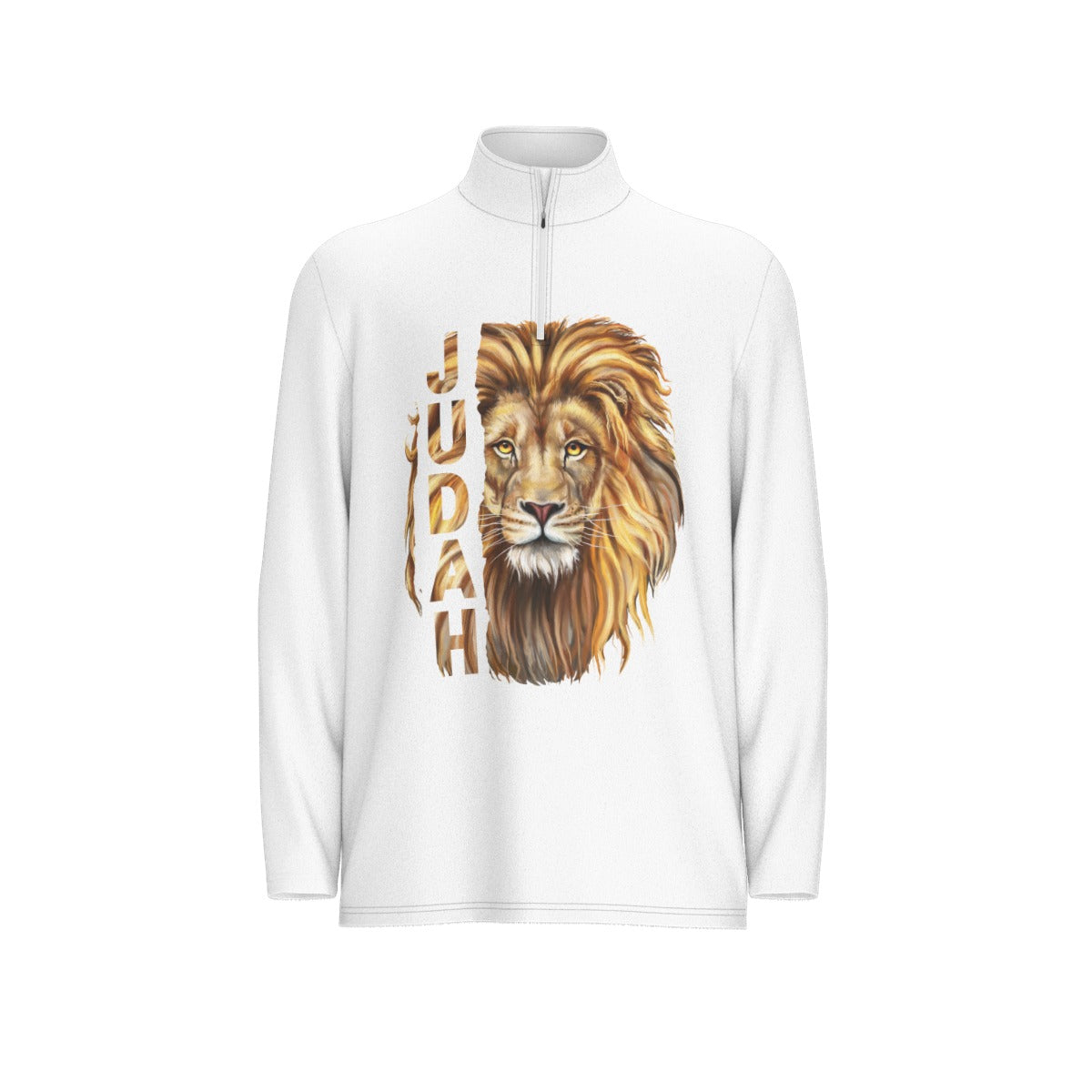 Men's JUDAH LION Sports Collar Long Sleeve Jersey