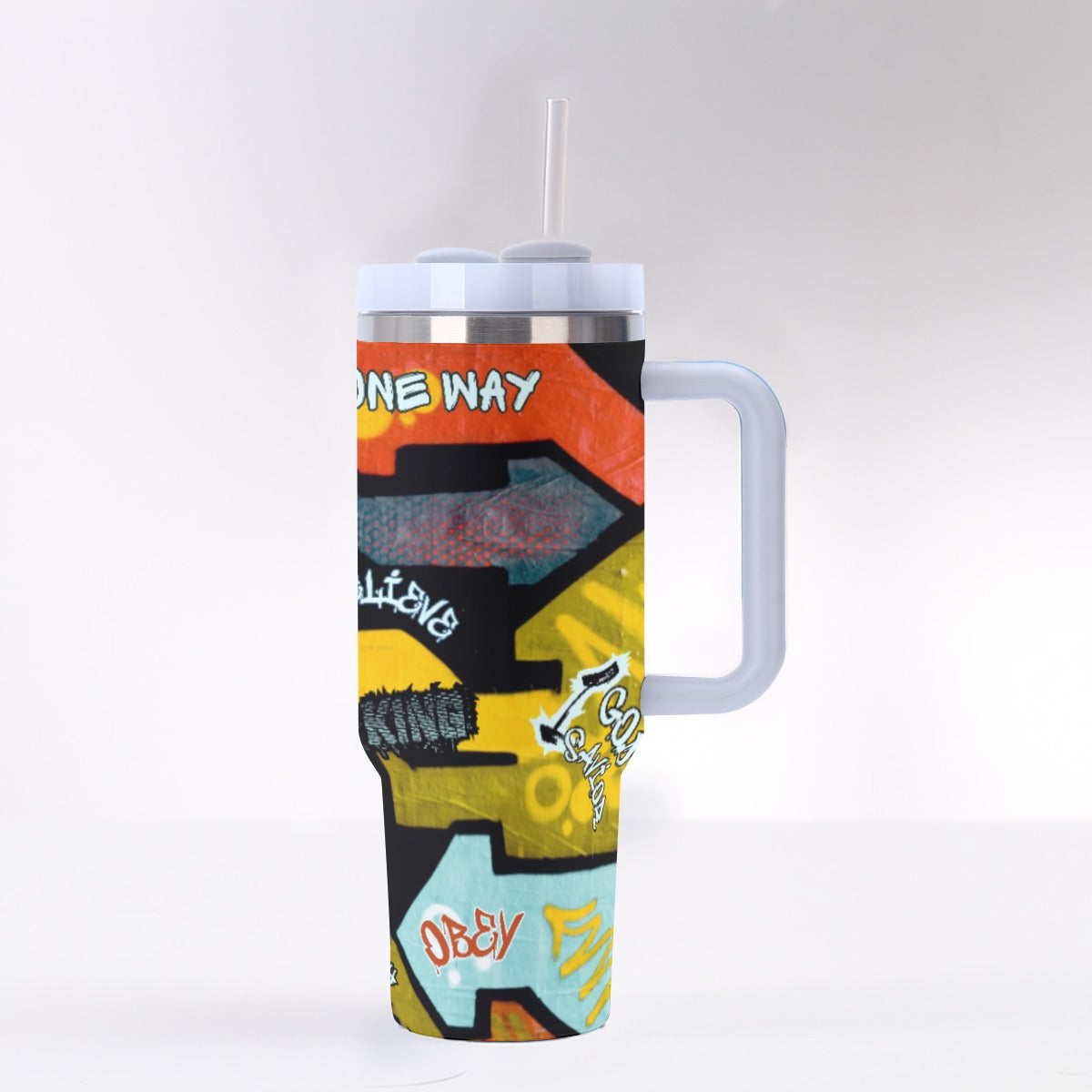 GRAFFITI GOD 40 oz Tumbler With Handle