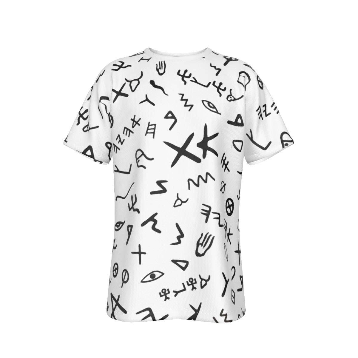 AHAYAH Paleo Phoenician Pictograph Hebrew Alphabet White T Shirt