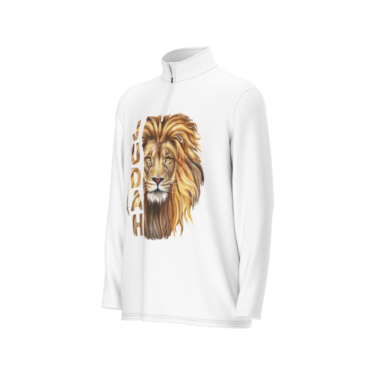 Men's JUDAH LION Sports Collar Long Sleeve Jersey