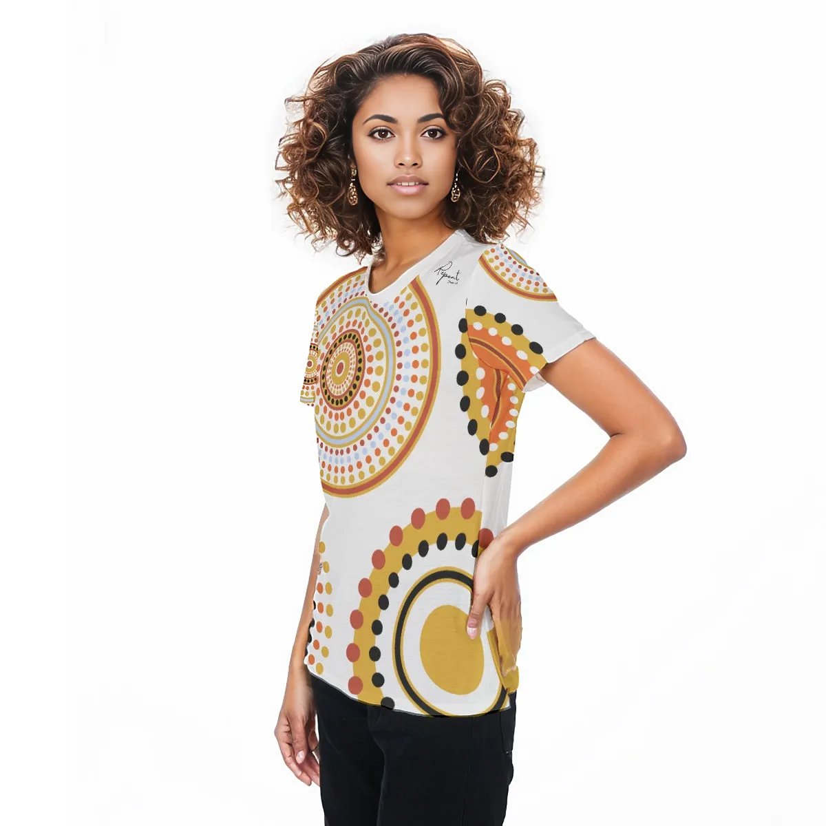 REPENT Ethnic Pattern Round Neck T-Shirt