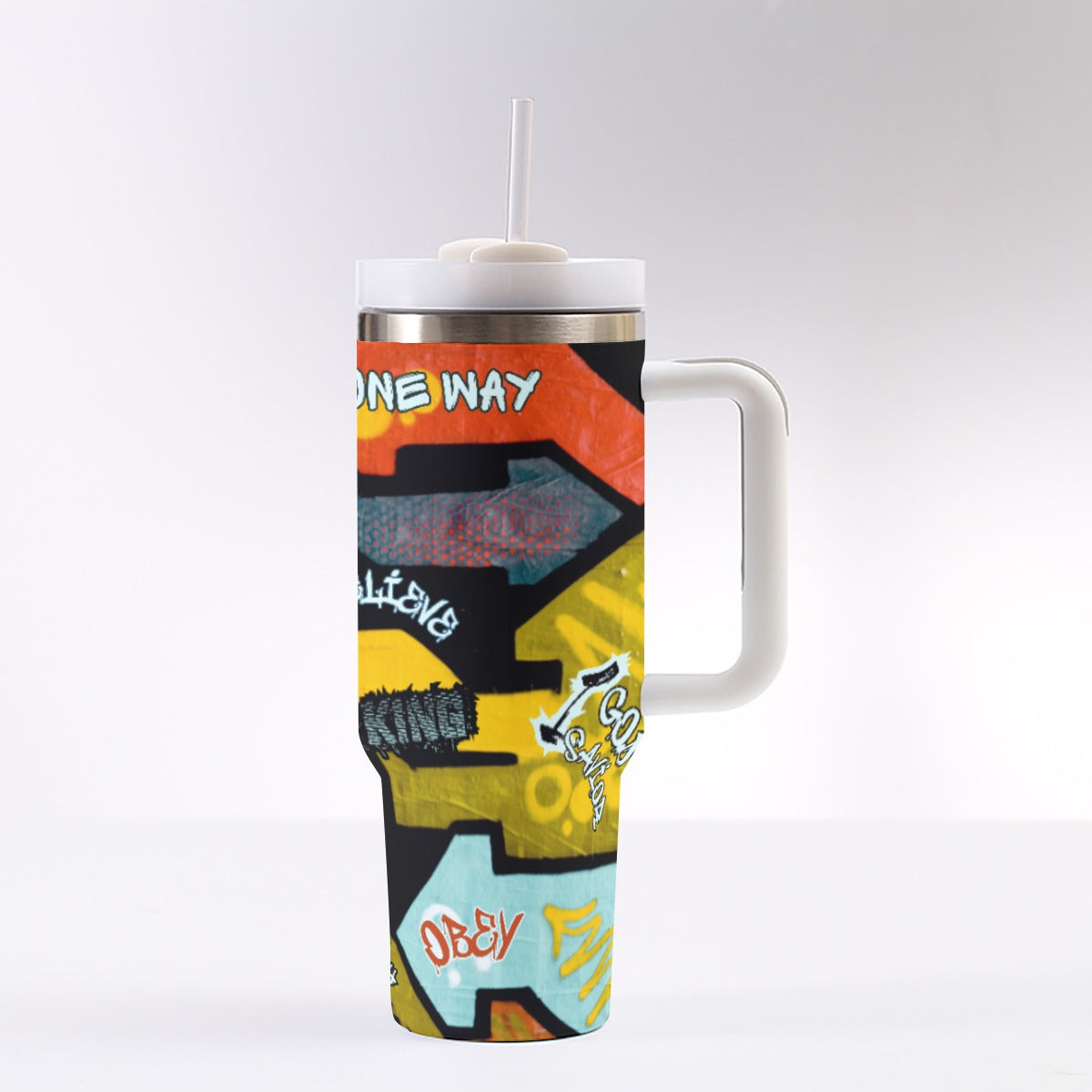 GRAFFITI GOD 40 oz Tumbler With Handle