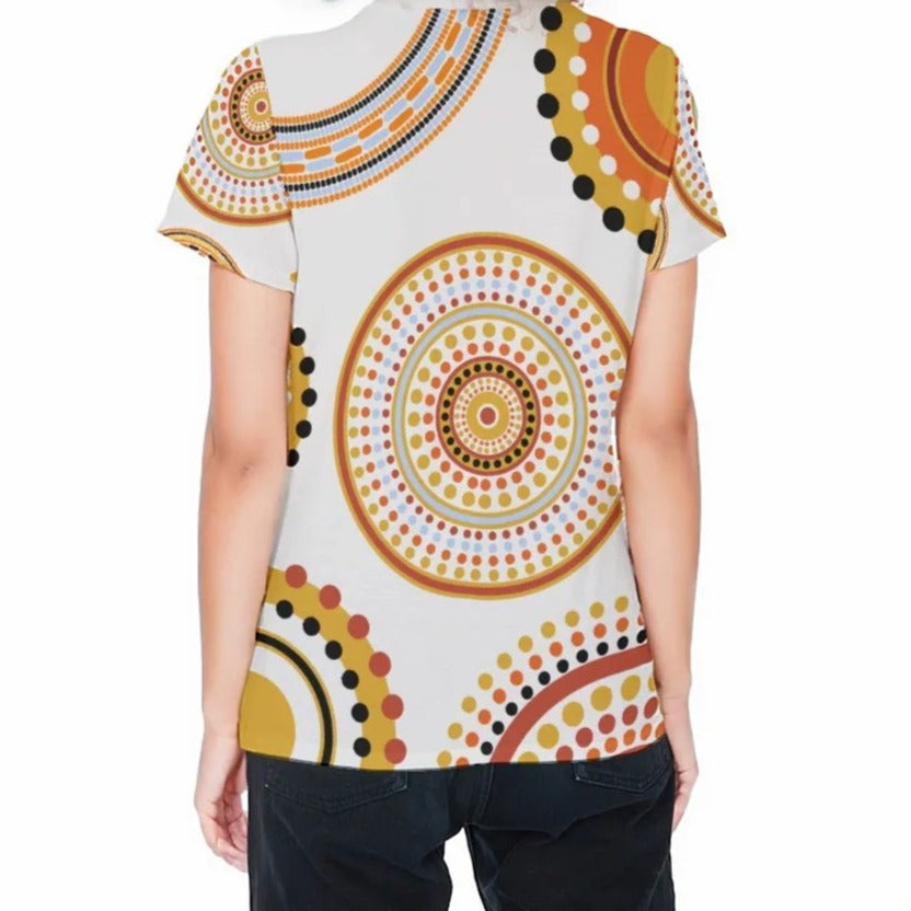 REPENT Ethnic Pattern Round Neck T-Shirt