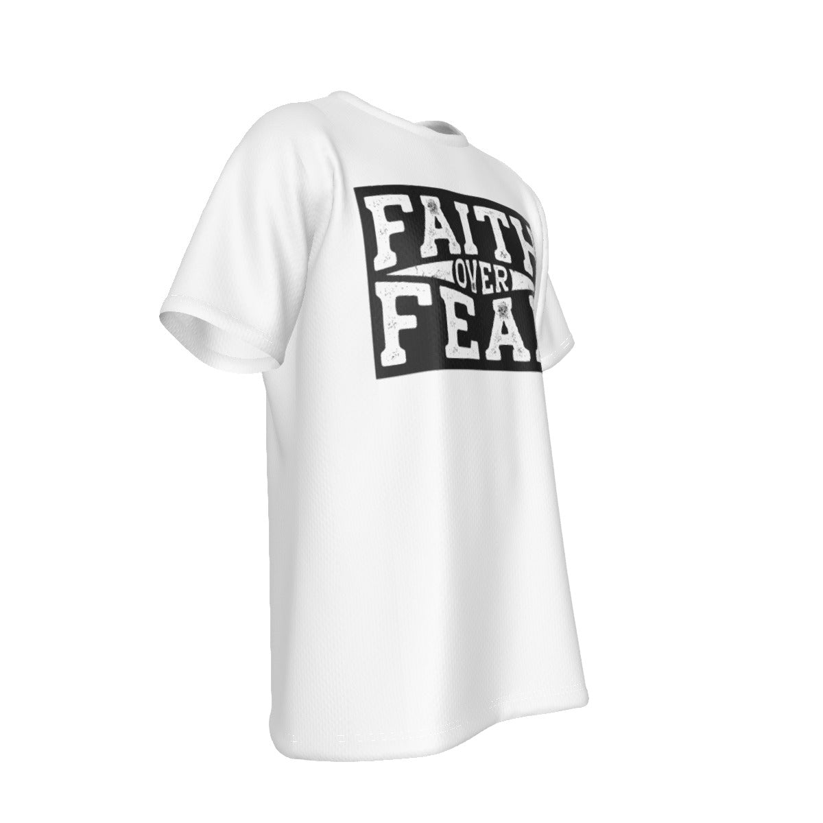 FAITH OVER FEAR White T Shirt