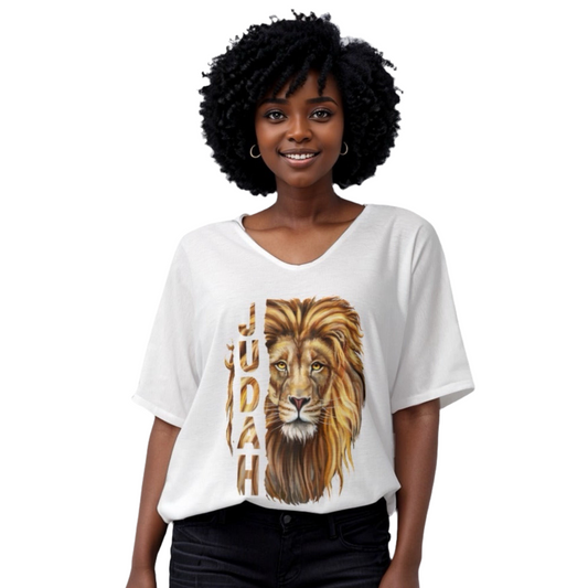 JUDAH LION V Neck Shirt