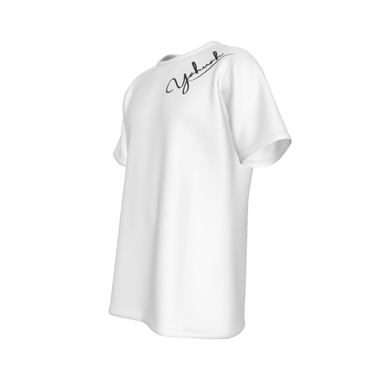 YAHUAH Shoulder White T Shirt