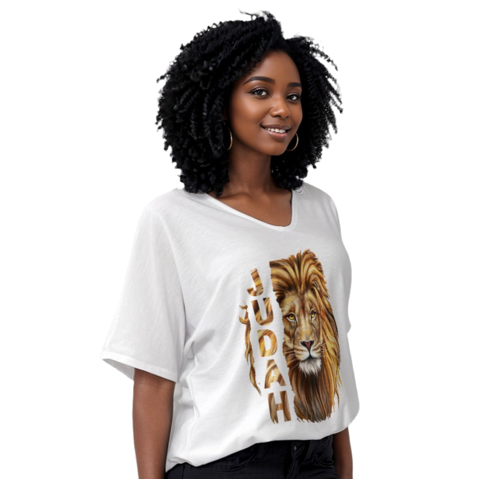 JUDAH LION V Neck Shirt