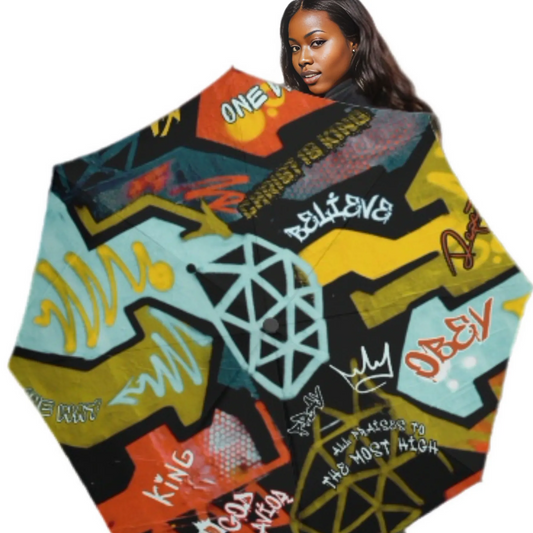 GRAFFITI GOD Print Umbrella