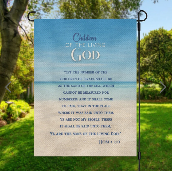 CHILDREN OF THE LIVING GOD Garden Flag