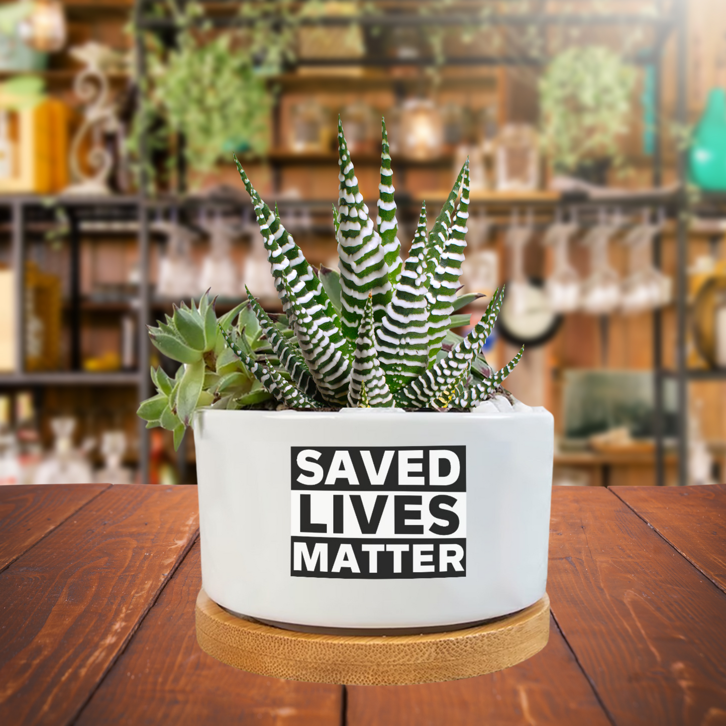 SAVED LIVED MATTERS Flower Pot