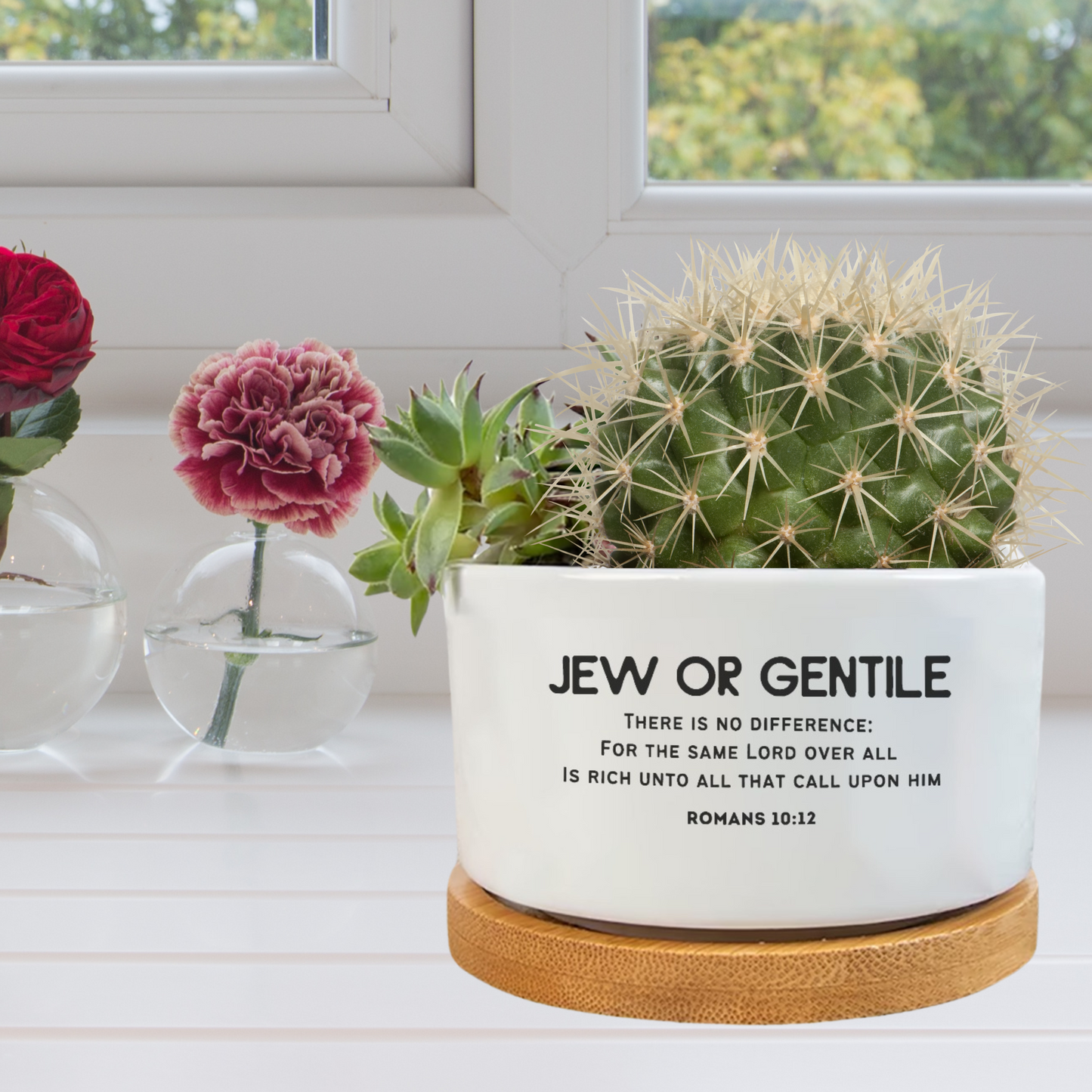 JEW OR GENTILE Flower Pot