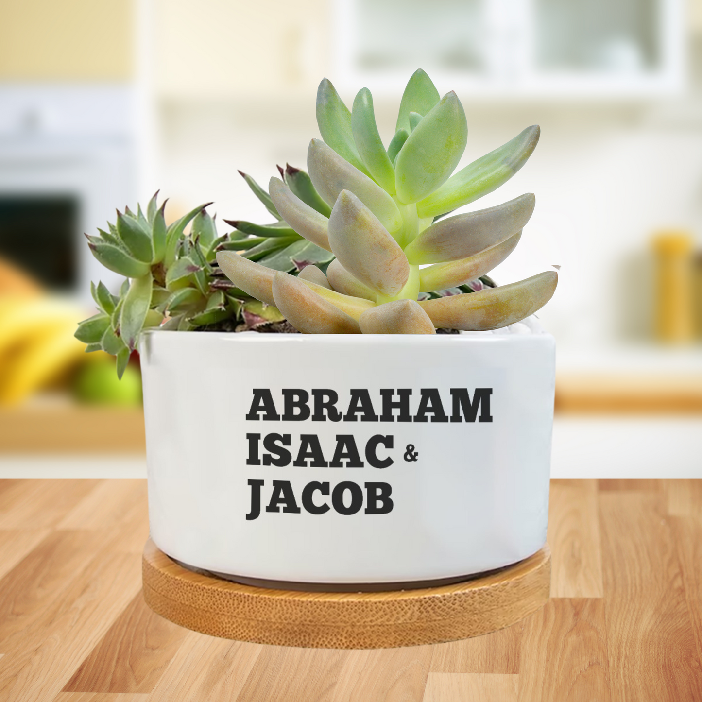 ABRAHAM, ISSAC & JACOB Flower Pot