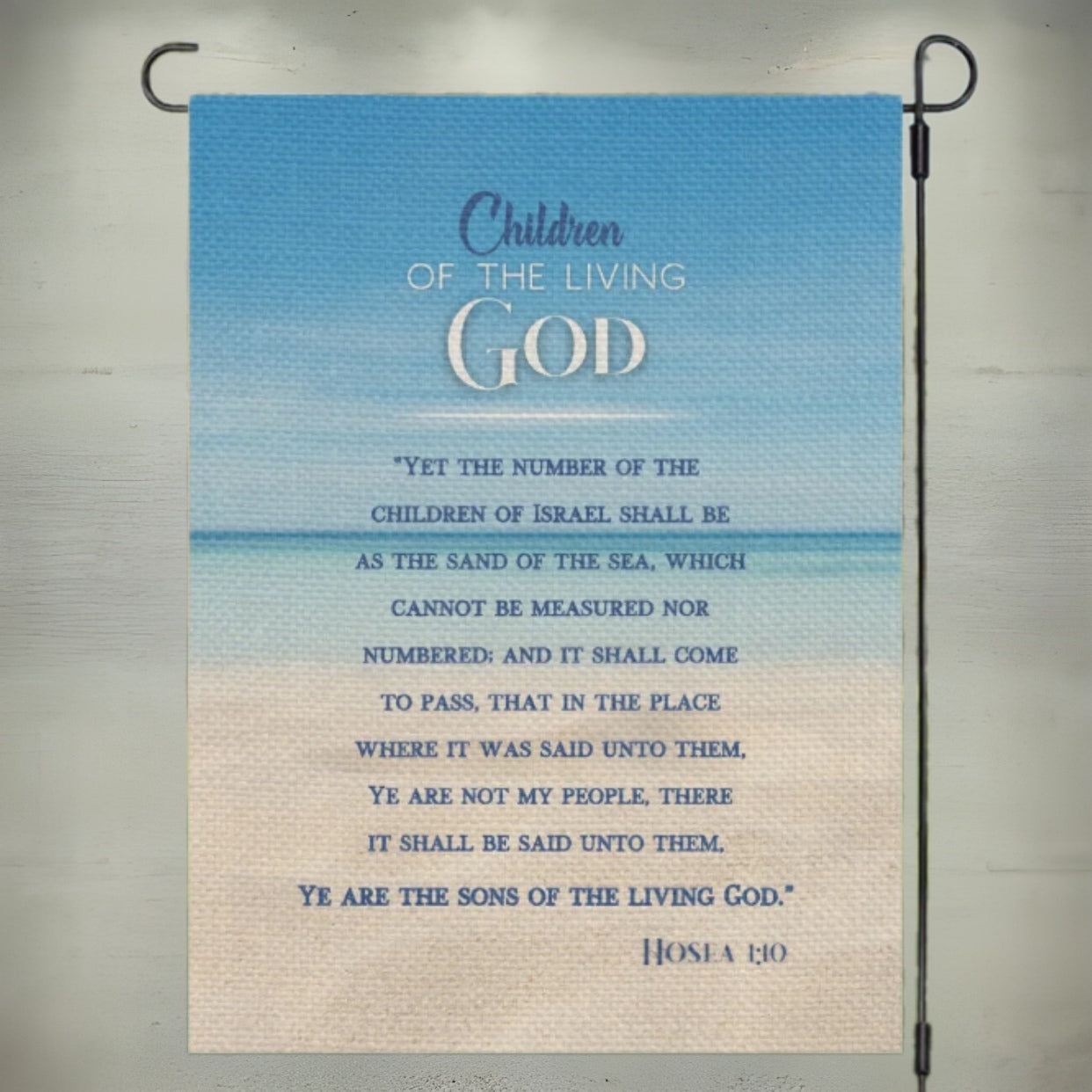 CHILDREN OF THE LIVING GOD Garden Flag