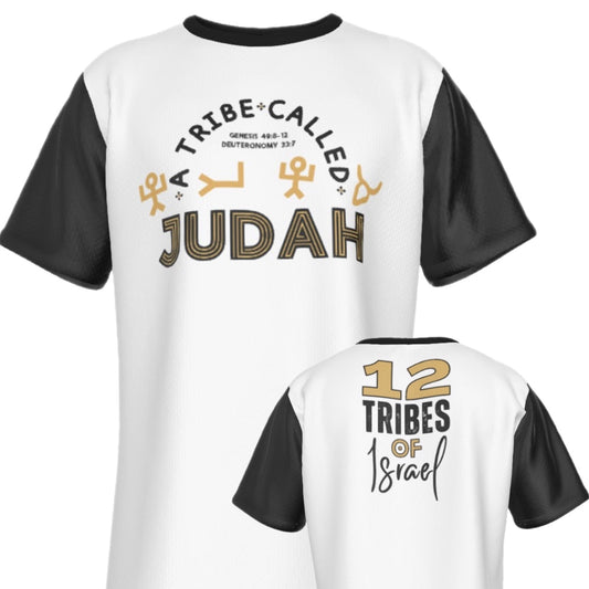 A TRIBE CALLED JUDAH 12 TRIBES OF ISRAEL TRIBE OF Paisley Sleeve T Shirt