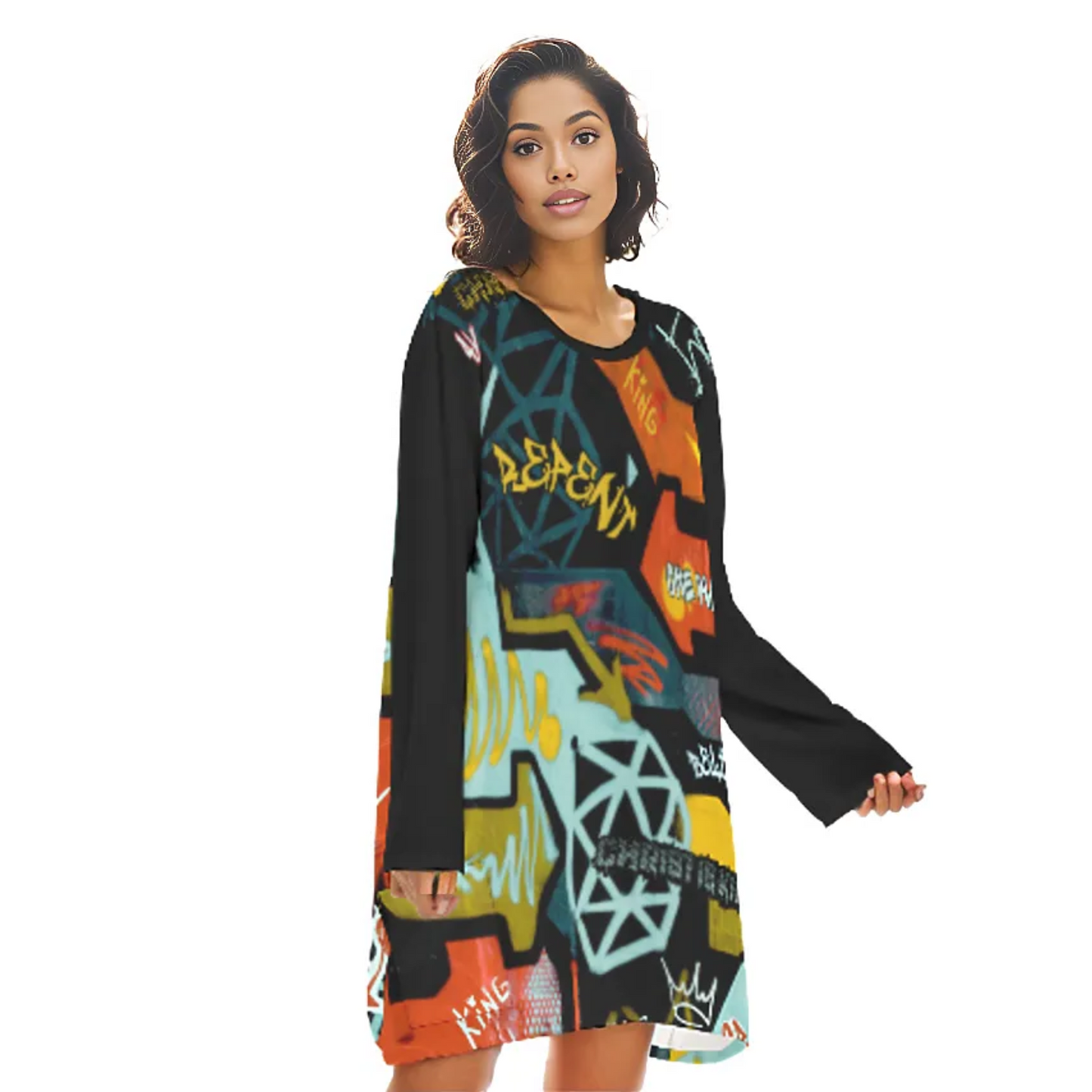 GRAFFITI GOD Loose Dress