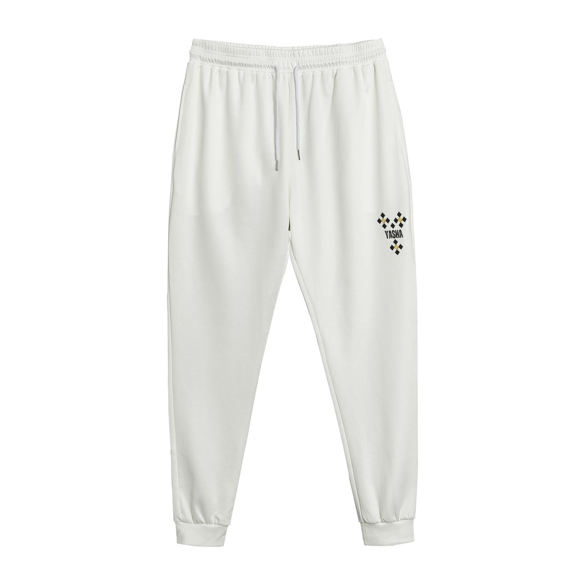 YASHA Y Icon White Sweatpants