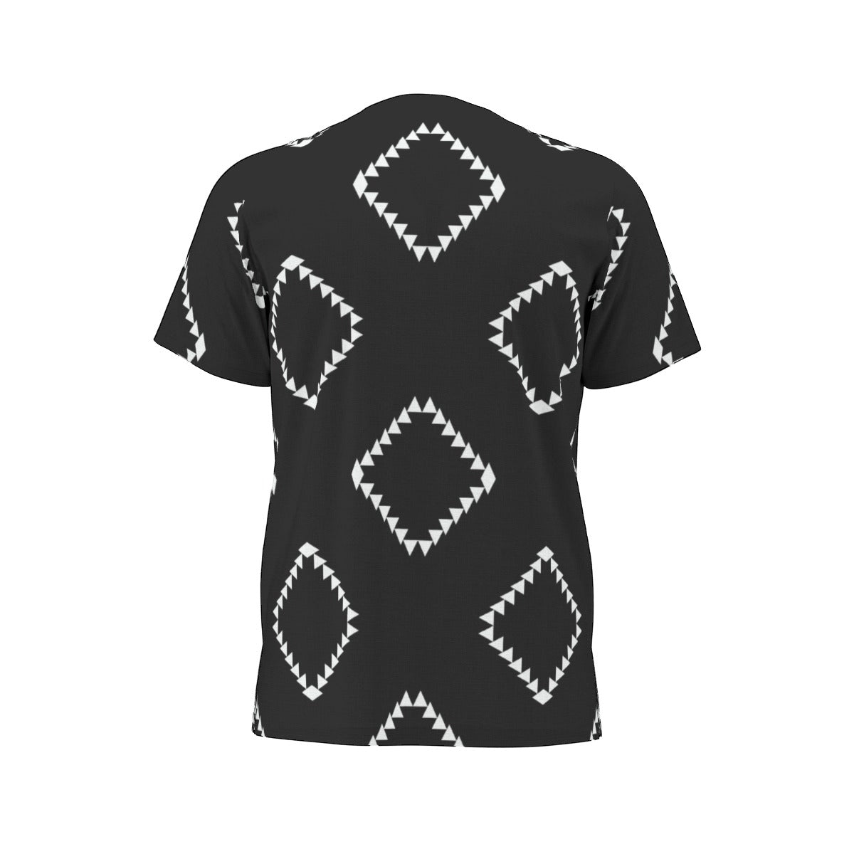 RIGHTEOUS Abstract Diamond Pattern Dashiki Shirt