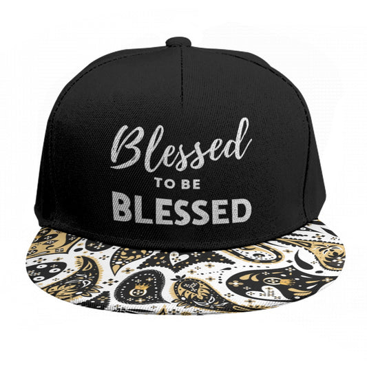 BLESSED TO BE BLESSED Flat Brim Cap - WearYnobe