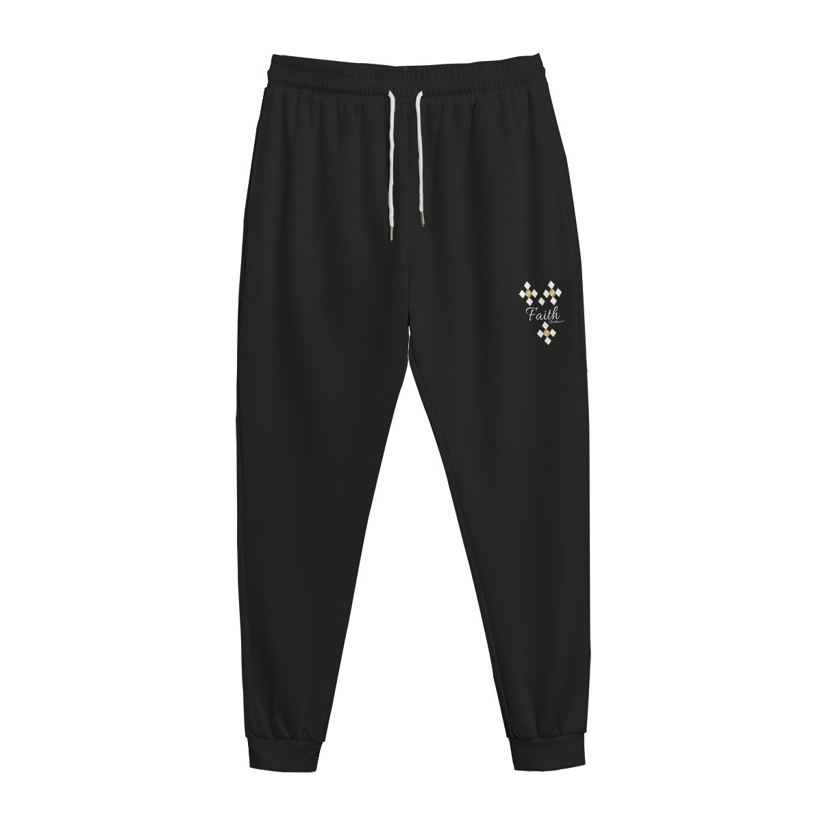 FAITH Y Icon Black Sweatpants