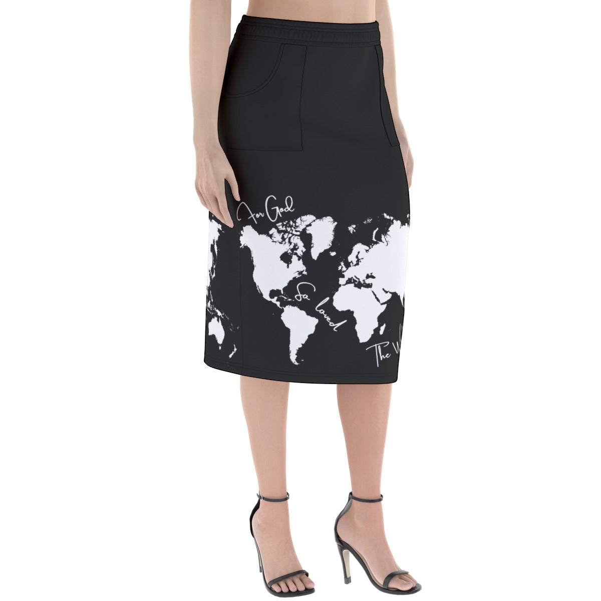 FOR GOD SO LOVED THE WORLD Hip Tube Skirt