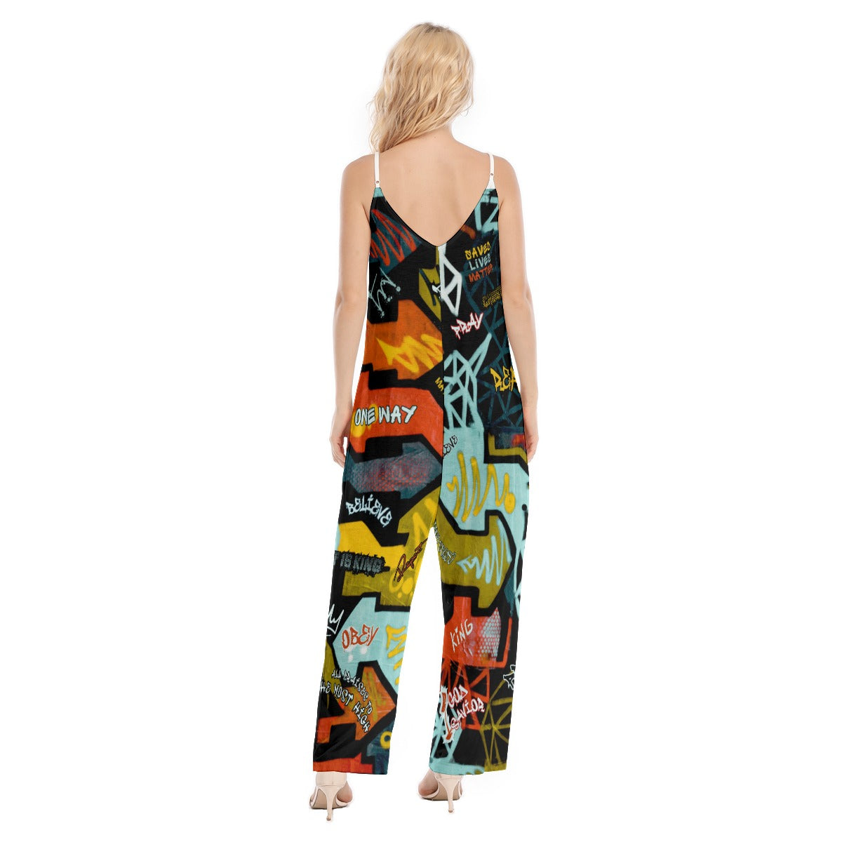 GRAFFITI GOD Loose Cami Jumpsuit