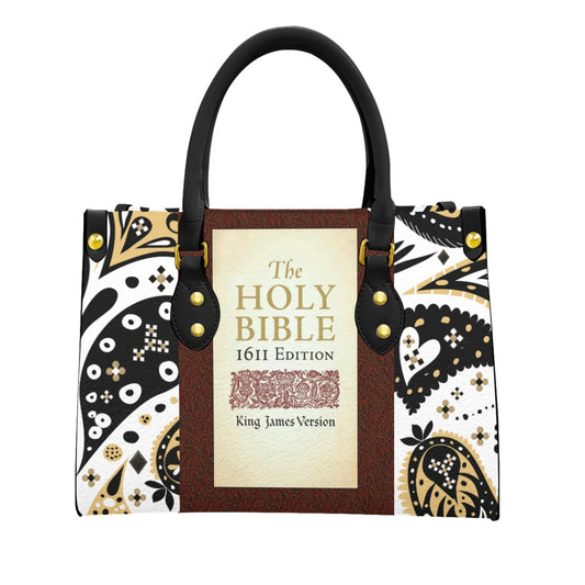 1611 Edition KJV Print Tote Handle Bag