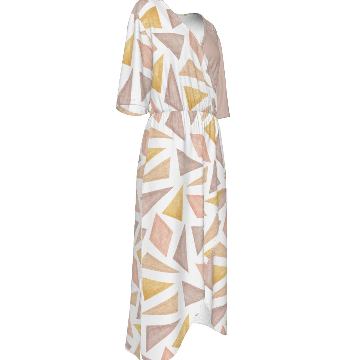 BELIVER Abstract Pattern Print Dress