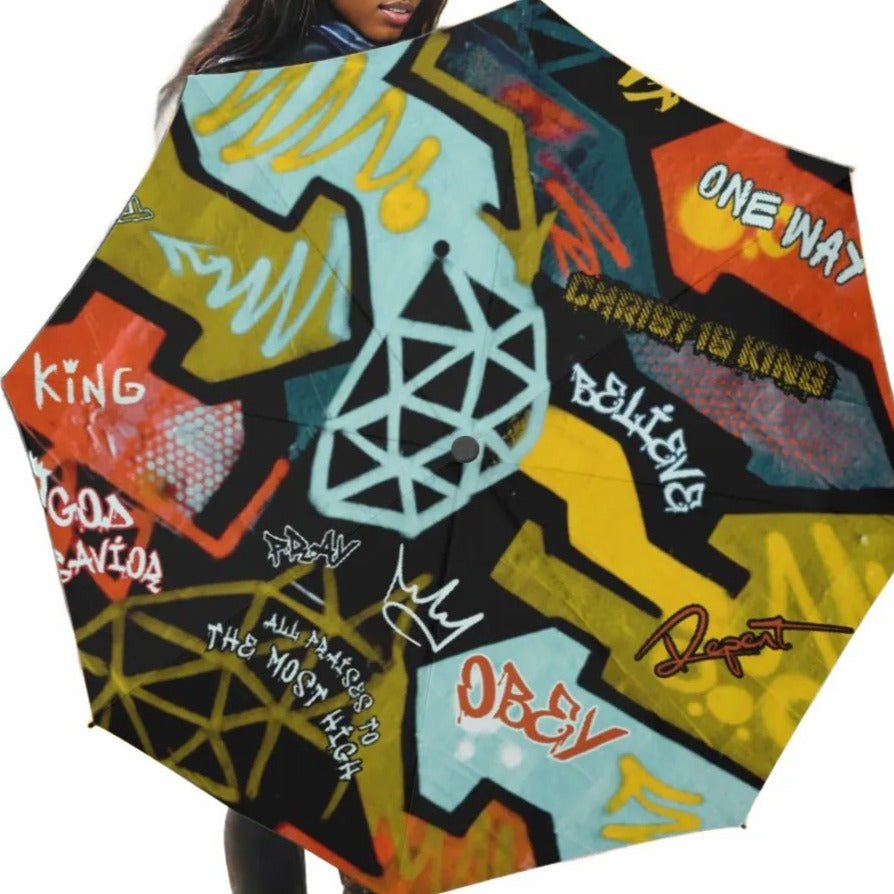 GRAFFITI GOD Print Umbrella