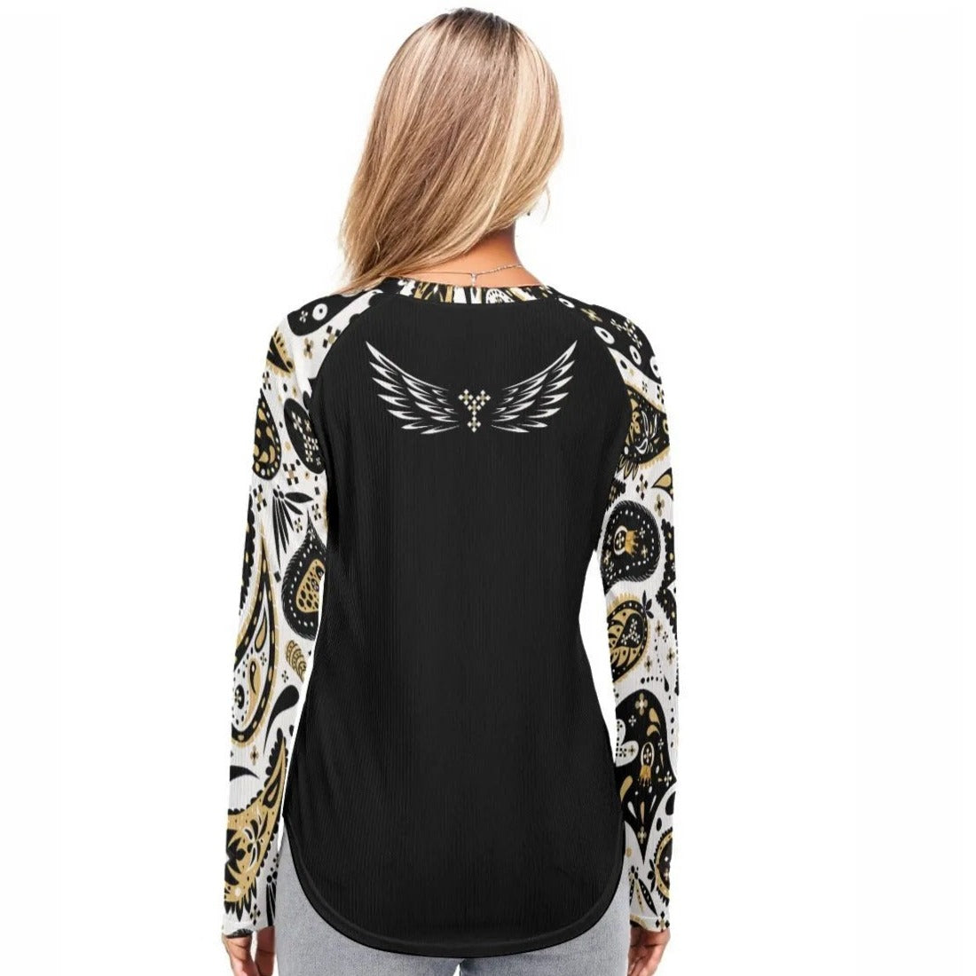 THE HOLY SPIRIT LOADING Paisley Long Sleeves Shirt