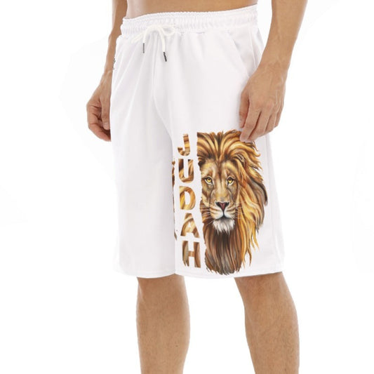 JUDAH LION Basketball Shorts with Drawstrings