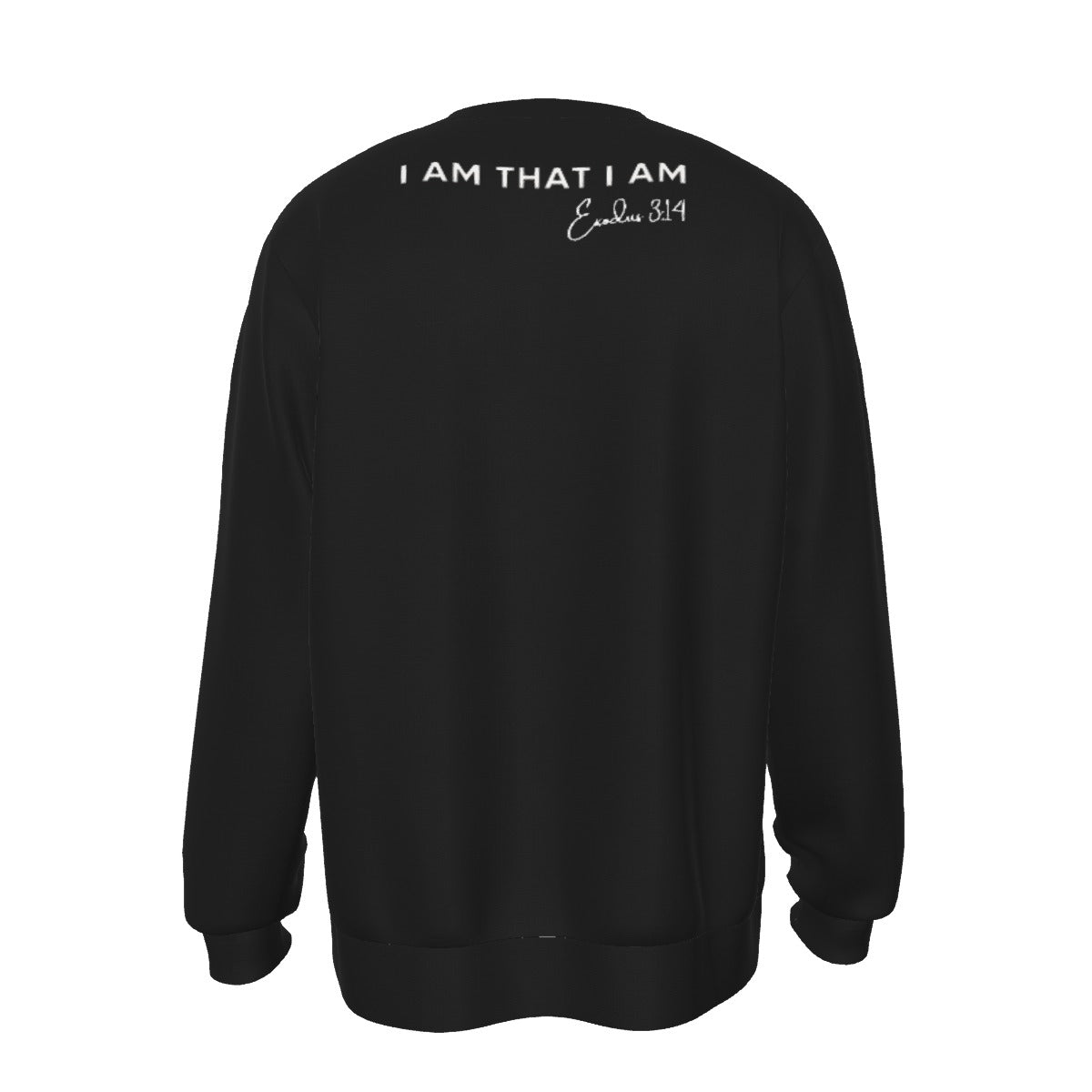 AHAYAH - I AM THAT I AM EXODUS 3:14 Thick Black Sweater