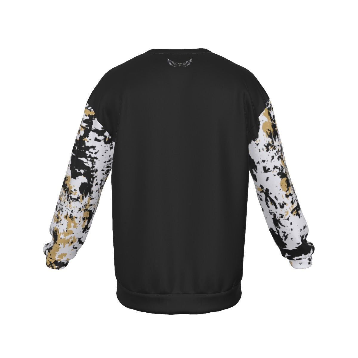 BLESSED TO BE BLESSED Paint Splatter Print Sleeve Sweatshirt