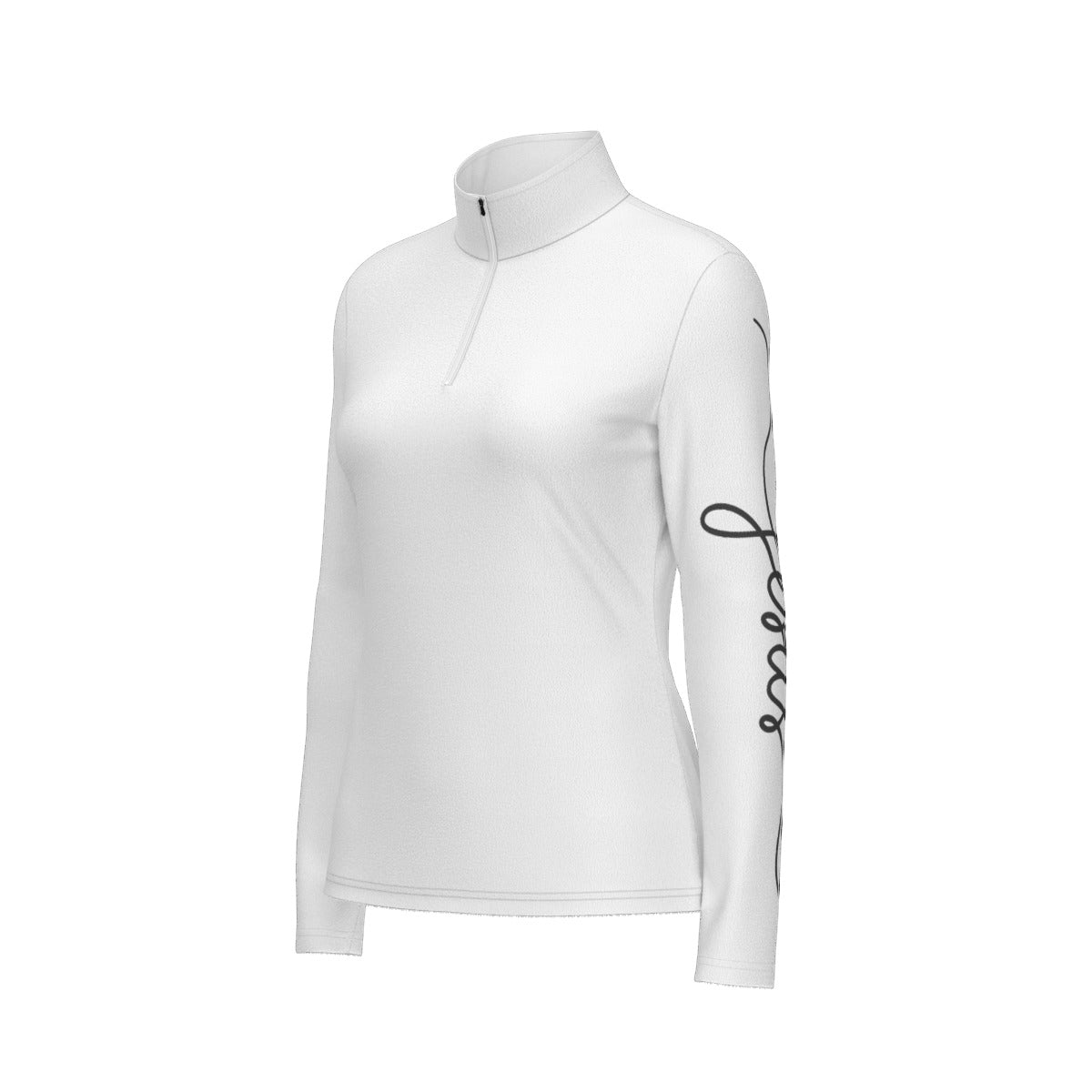 Women's JESUS Sleeve Sports Collar Long Sleeve Jersey ShirtNE