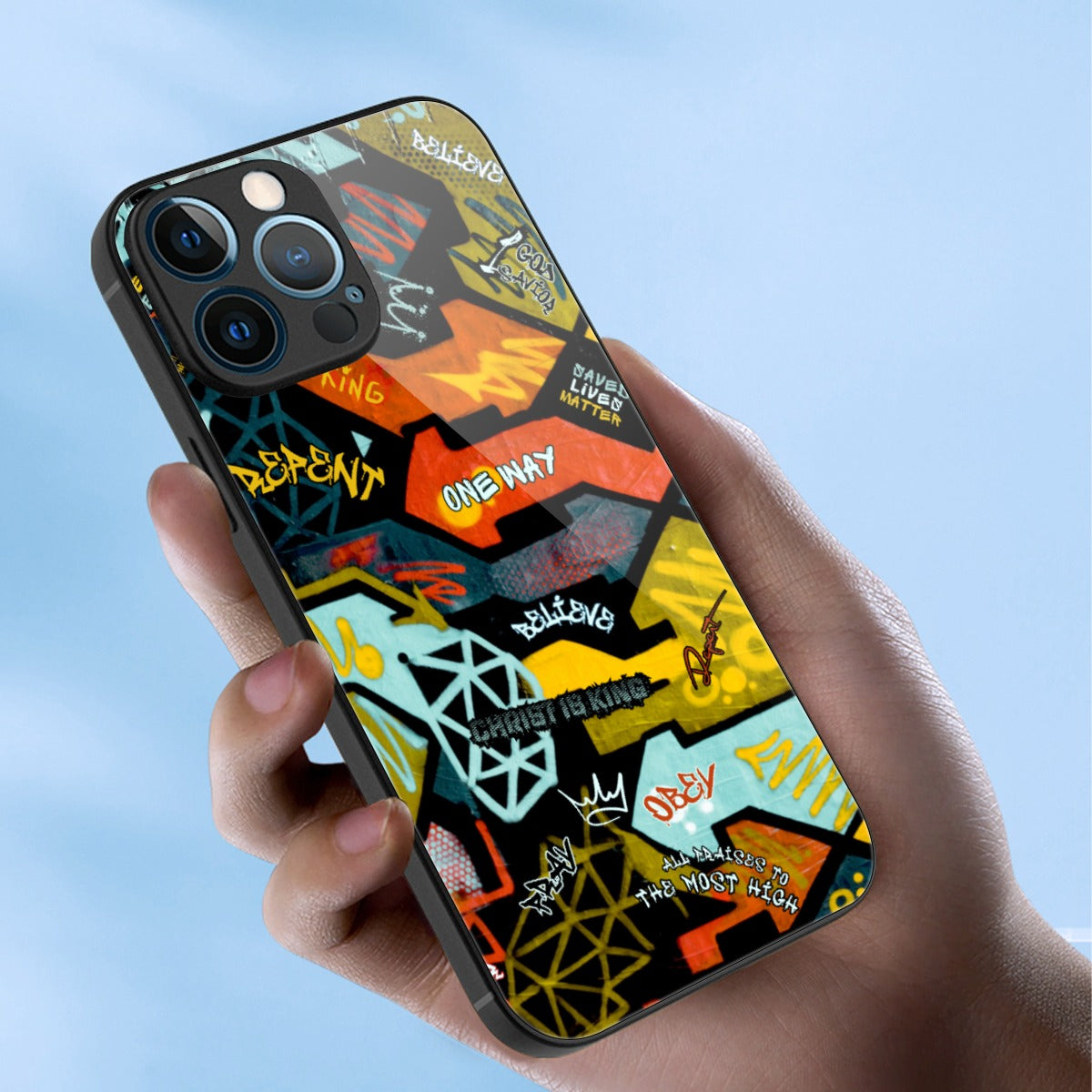 GRAFFITI GOD iPhone 13 Series Case | Glass